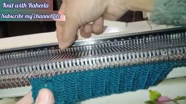 2.1 single Border design | Part 2 | knitting Lesson six (6) | knit with us