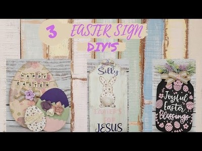 3 EASTER SIGN DIY'S. WHAT WOOD YOU MAKE CHALLENGE