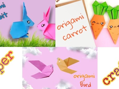 3 Easy and Simple Paper Crafts Ideas | School Crafts | Origami Crafts