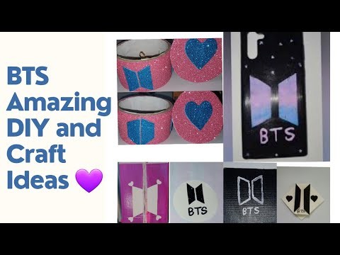 6 BTS Amazing DIY and Craft Ideas ???? ???? at Home | BTS Craft ????