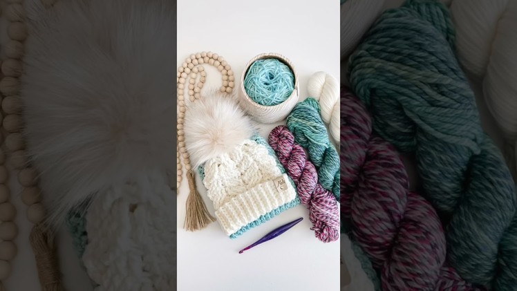 Alpine Cabled Toque Crochet Tutorial
