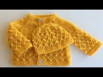 Amazing and very beautiful new hand knitting baby sweater design