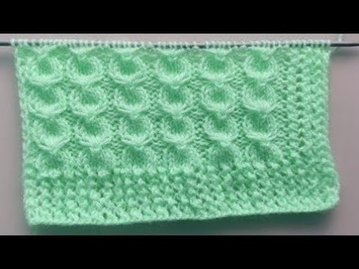 Beautiful And Easy Knitting Stitch Pattern For All Projects In Urdu And Hindi #291