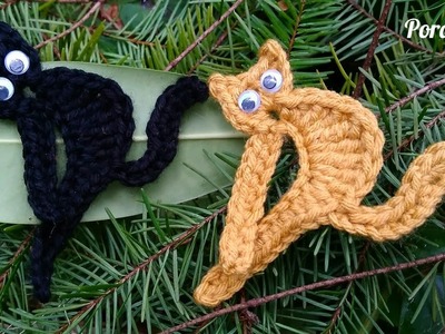 Crochet Cat Applique I Crochet Animal Applique Tutorial