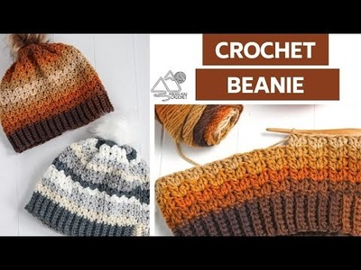 CROCHET: Cluster Stitch Beanie - 5 sizes - Pattern by Winding Road Crochet