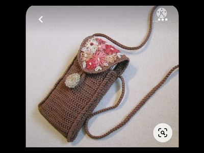 #crochet hand purse #crochet mobile bag design