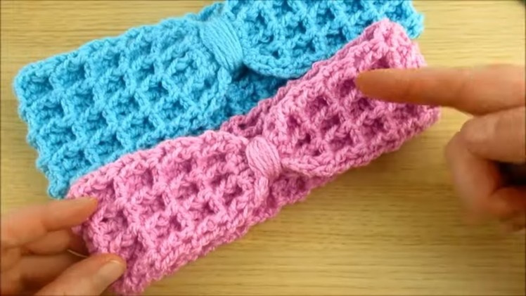Crochet headband any size ear warmers children adults