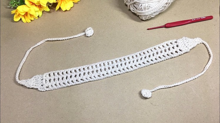 Easy crochet Headband tutorial - Beginner Friendly