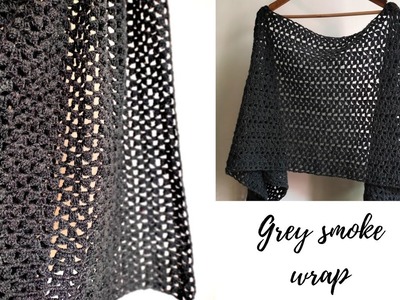 Easy crochet wrap | learn to crochet an easy shawl | beginner friendly