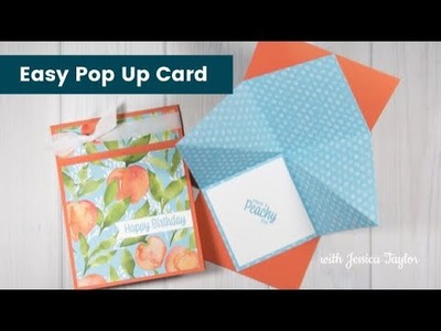 Easy Pop Up Card with Patterned Paper