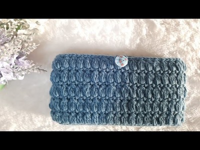 Ep.258 | Tutorial crochet phone bag pattern easy
