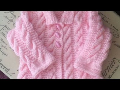 Gorgeous and very beautiful hand knitting baby sweater design