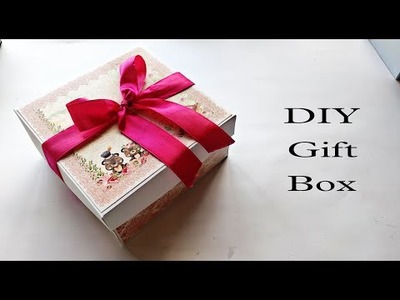 Handmade Paper Gift Box Tutorial | Explosion Gift Box Making