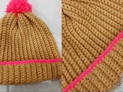 How To Crochet Baby Cap Episode 2 | Crochet Tutorial For Making Hat |  Tips For Yarn Design