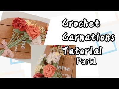 How to Crochet Carnations Part 1 (Petals). Beginner Friendly