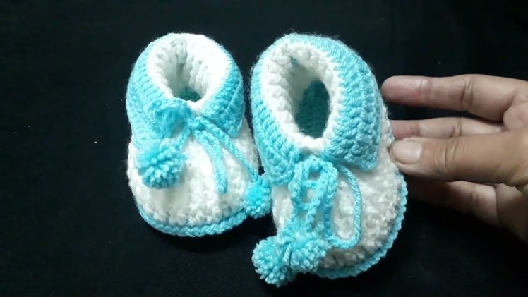 How to crochet cute baby  sneakers