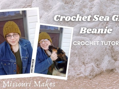 How To Crochet:  Sea Glass Beanie |Crochet Hat | Left-Handed | Crochet Tutorial | Missouri Makes