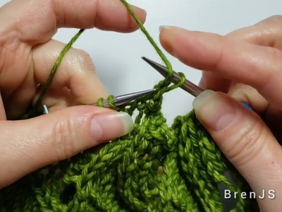 How to knit the Yarn Over Bind-Off
