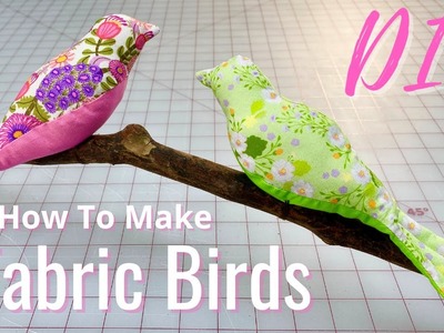 How to Make a Bird from Fabric - Easy DIY