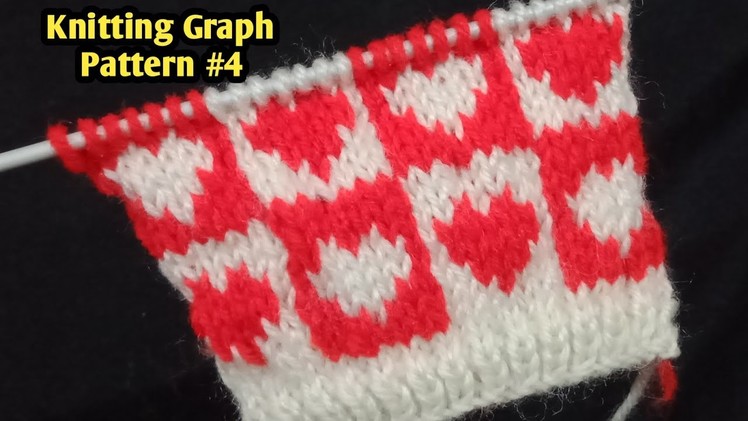 Knitting Graph Pattern #4 | Knit Heart Graph | Beautiful Easy  Pattern