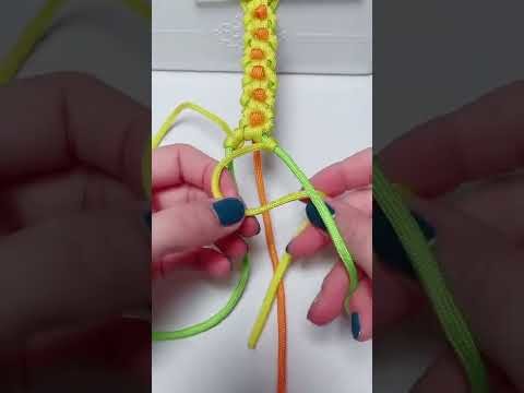 Knitting tutorial Follow me to learn more knot skills, if you like it. #shorts