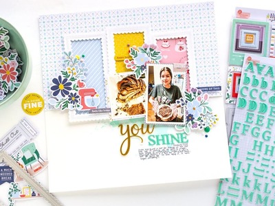Live with Nathalie - Sneak Peek at our Life Right Now Scrapbook Collection
