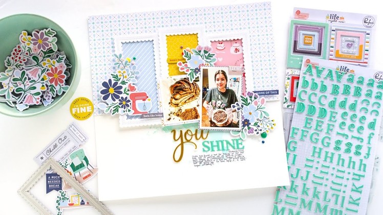 Live with Nathalie - Sneak Peek at our Life Right Now Scrapbook Collection