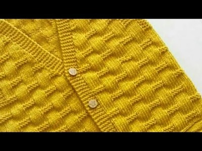 Mahashivratri Special Knitting for Beginners.Easiest and Beautiful Cardigan on YouTube:Design-395