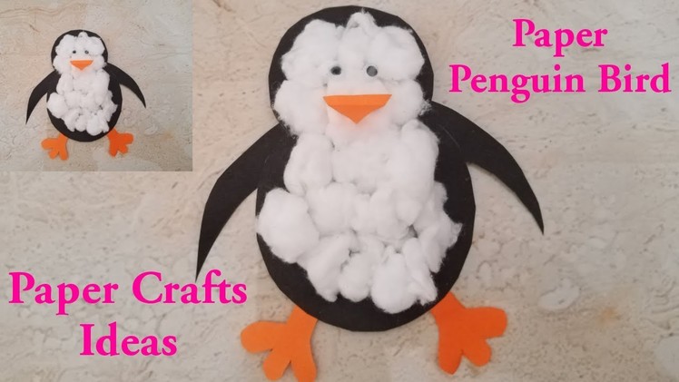 Paper Penguin Bird|Amazing Craft Ideas with paper|simple crafts for kids Paper Bird |5 Minute crafts