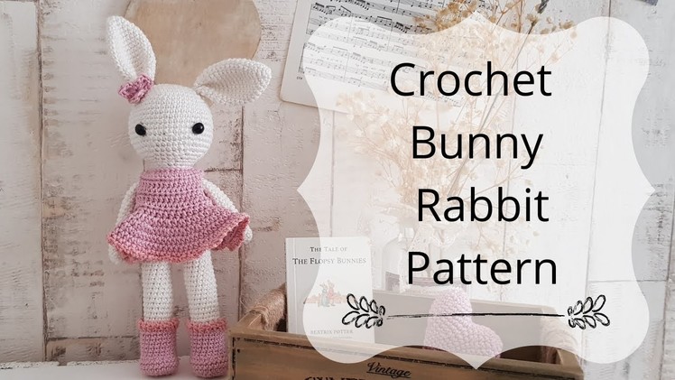 Quick Crochet Bunny Rabbit Pattern.Tutorial