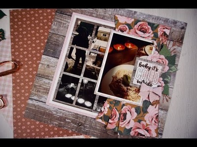 Scrapbook Layout # 223 (A Punched Out Thursday To Die For)
