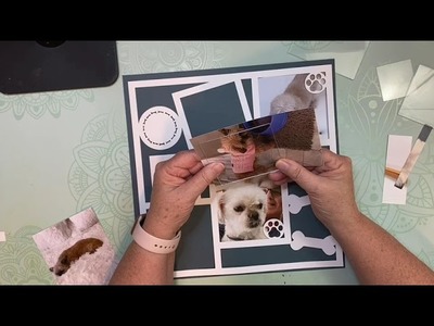 Scrapbooking with Cricut and Dog Simple Overlay SVG