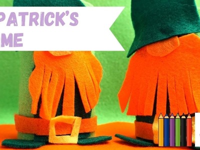 St Patrick's Gnome Leprechaun Toilet Roll Crafts For Kids
