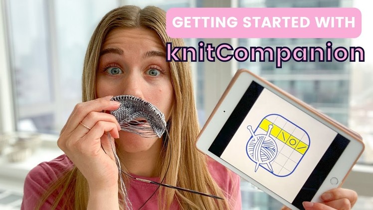 Starting a New Project with knitCompanion | Sweater Knitting Vlog | Knitty Natty