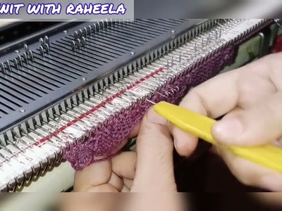 Unique and beautiful border design | Knitting lesson twelve  (12) | knit with us
