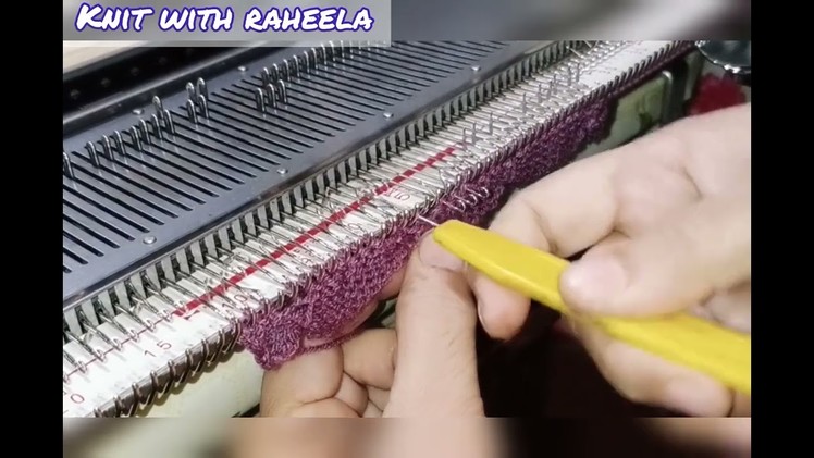 Unique and beautiful border design | Knitting lesson twelve  (12) | knit with us