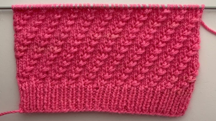 Very Easy Knitting Stitch Pattern For Sweater