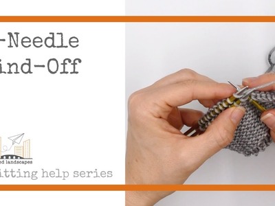 3-Needle Bind -Off tutorial