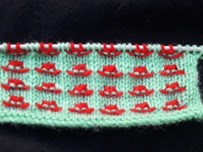 #417 New knit design for Beginner || Hat ???? sweater design
