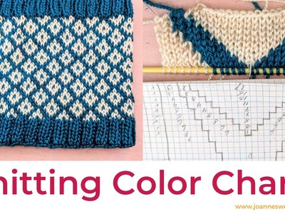 Color Chart Knitting - Colorwork Knit- How To Knit With Many Colors
