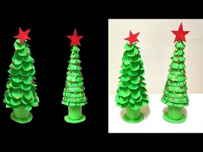 Diy.2 Paper Christmas tree making ideas.How to make christmas tree with  paper. Aachi's Campus