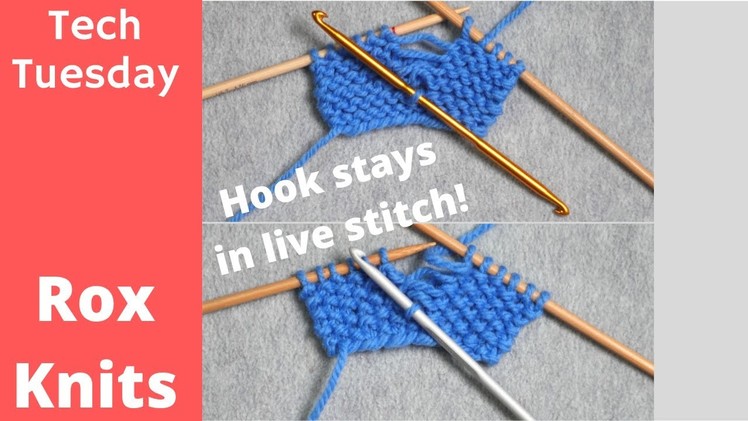 Fixing Mistakes: Laddering Up Garter or Seed Stitch. Technique Tuesday