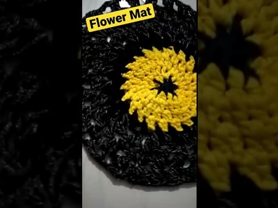 Handmade flower mat#knitting #shorts #trendingshorts #creative #handmade #foodeeshoukeen