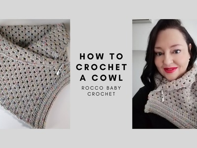 HOW TO CROCHET GRANNY STRIPE COWL