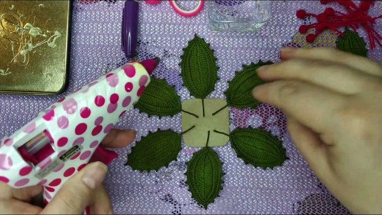 How to crochet Holly, candle holder (final episode)