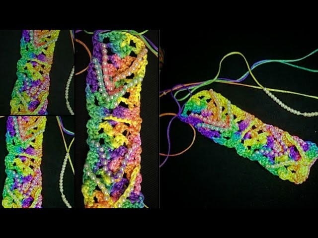 How To Crochet Lace| Crochet Beaded Lace