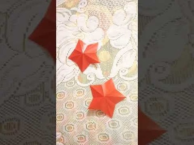 How to make a star from paper.paper craft