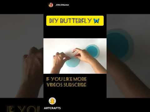 Butterfly Lol DIY Origami how to make Simple very simple #shorts
