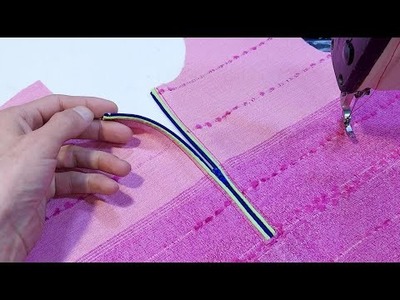 Clever Sewing Tutorial and Tricks for Beginners | Ways To Sew a Zippered to Neck. Like DIY