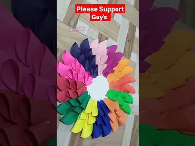 Colour Paper Craft #shorts #viral #youtubeshorts #r1creativeworld #viralshorts #viralvideo #craft